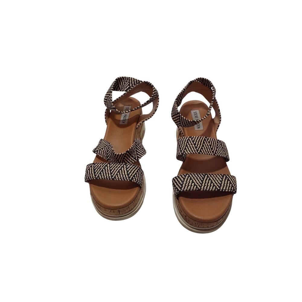 womens size 9 steve madden bandi platform sandals